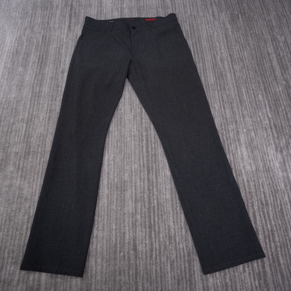 Alberto Ceramica Pants Mens 33x32 Fit 34x31.5 Gray Stone Modern Fit Trousers